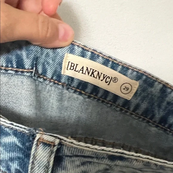 Blank NYC Blue Denim Skirt - Picture 3 of 10